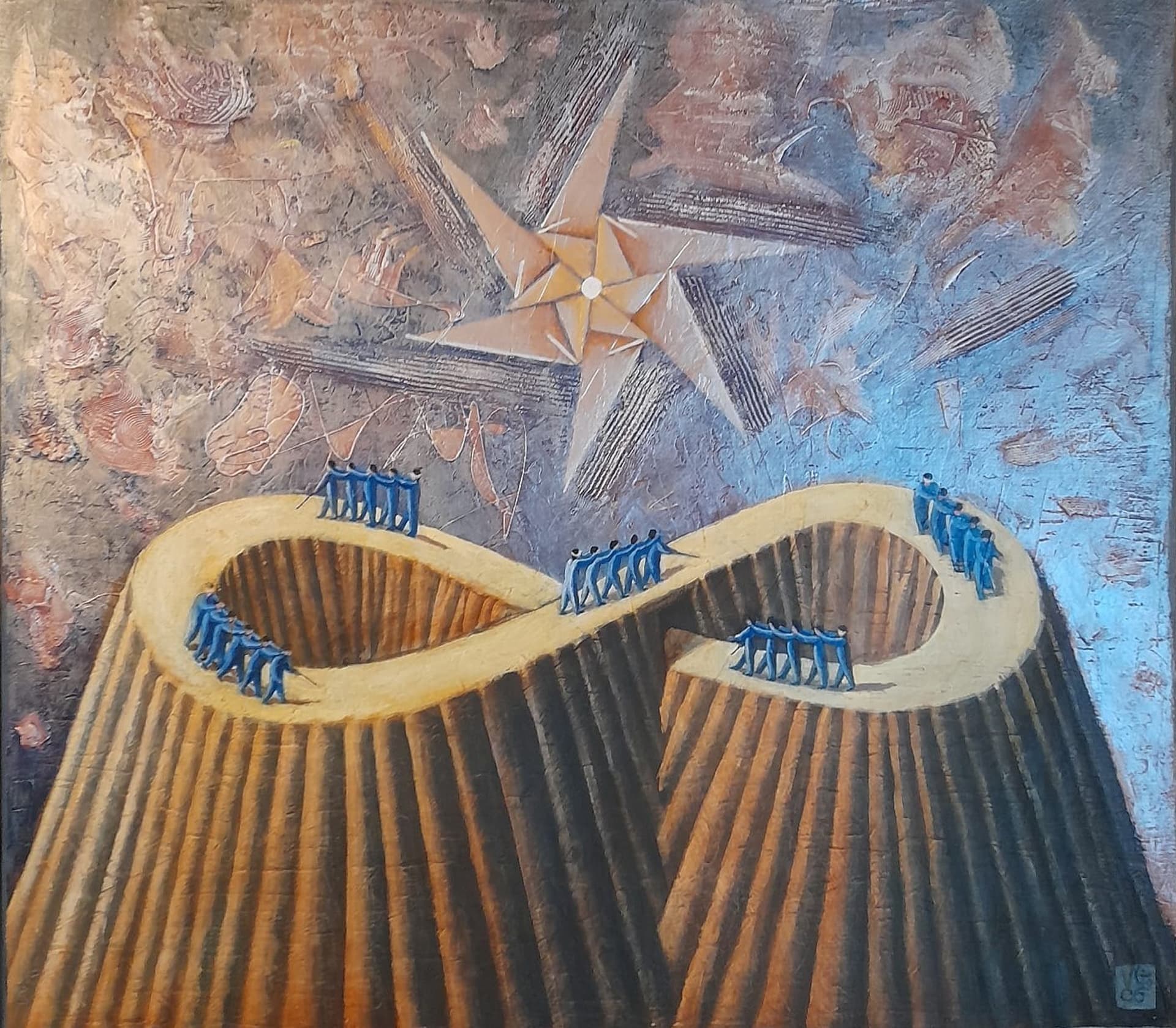 Vito Giarrizzo, Giratine, 90x80 cm, 2006